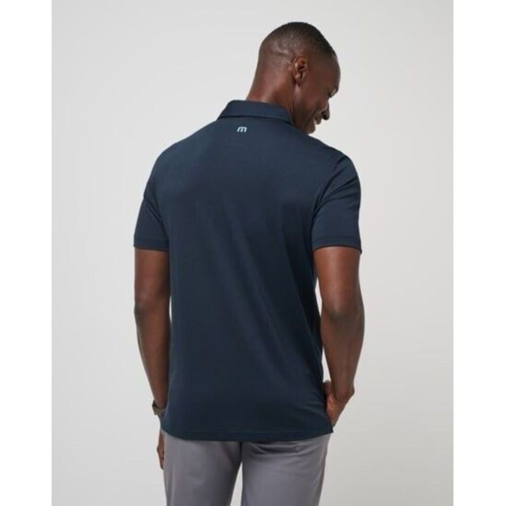 NWT Travis Matthew Bay Breaker golf polo shirt Mens Size Medium Blue - Picture 2 of 10